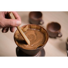 陶作坊 Aurli 老岩泥 咖啡攪拌棒『岩 單面釉』附保護套, 1個, 老岩泥攪拌棒-單面釉