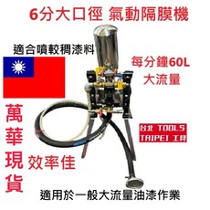 6分大流量氣動隔膜泵浦 - 氣動噴漆機適用, 詳見包裝, 詳見包裝, 大孔徑3.5噴槍-不含四腳仔氣動送漆機,寄送-附實體發票(可開統編)