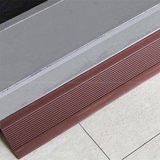 방문턱 받침 휠체어 경사로 고무 도어 턱받침 대형 1P, 방문턱받침, 1개
