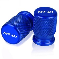 오토바이 타이어 밸브 에어 포트 스템 커버 캡, 1개, 8. Blue MT01 LOGO