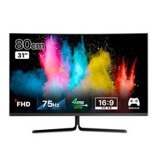 한성컴퓨터 FHD 1500R 커브드 게이밍 리얼 75 모니터, 80cm, TFG32F07V(일반)