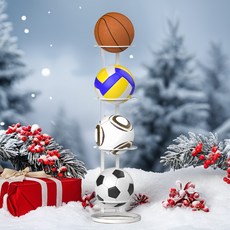 兒童房多功能球類收納架，籃球框收納架，小學生足排球置物架，幼儿園球類擺放架，臺灣出貨, 四層白色O\\O陞級加厚【旗艦款】×1個