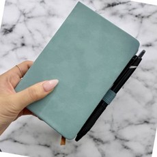 다이어리 A6 노트 블루 일기장 메모 학생 jga*73806yU