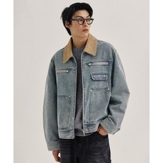 KIIMUIR 데님 워크 자켓_스카이블루 KBDFUDJ008SB 365163