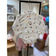 [압소바] 여름 60% /출산 용품의 기본 배냇저고리 /바디슈트 디자인의 저고리 /속싸개 없이도 배앓이 걱정 없이 /한여름 더위타는 신생아에게 강추*미피아이코닉배내슈트*