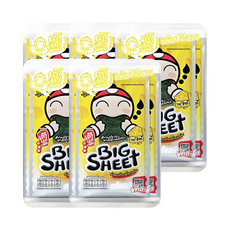 태국 타오케노이 빅시트 김스낵 치즈맛 3.2g x 12, 5개, 38.4g