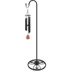 EGOMIRON 63인치 헤비 듀티 양치기 후크 실내용 윈드 차임 스탠드 새 모이통용 조절 가능한 매달린 식물 랜턴, 1, 1개