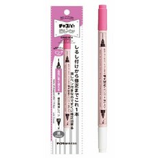 【YUBU】日本原裝境內版 チャコパー 記號筆 水消筆 氣消筆 chacopa F-11 粉-粗, 1個, F-11 粉-粗/記號消除筆