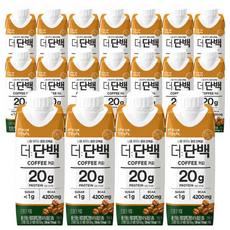 빙그레 더단백 드링크 커피 / 단백질 프로틴 보충 음료, 18개, 250ml