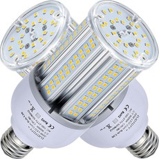 고휘도 35W LED 옥수수 전구 E26 베이스 램프 5000루멘 5000K 일광 100V277V 실내 실외용 콥 전구5000K, 35Watts