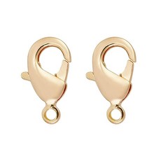 BENECREAT 30피스 18K 금 도금 랍스터 걸쇠 12x7x2.5mm 황동 클로 클래스프 플라스틱 용기 포함 주얼리 제작용 팔찌 목걸이 펜던트 138348