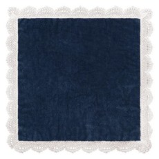 프레리도그 해피 오가닉 레이스 손수건 HOL-1107 네이비