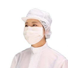 만무리 QPRO 제전 방진모자 C-1 크린룸방진모자, 스카이블루S