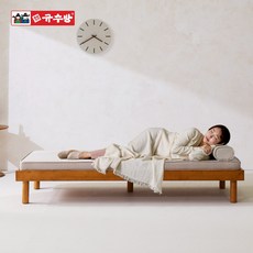 규수방 연 원목 소파베드 1인용 소파베드 원목 1인 소파 침대 황토볼보료 쇼파, 원목프레임+매트리스