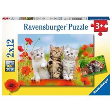 Puzzle Ravensburger - Aventura Pisicutelor 2x12 파이 (07626)