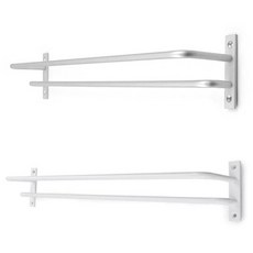 수건걸이 2단 알루미늄 diy수리 가구부속 가구부품, 본상품