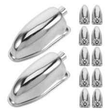 Toyvian 안정적인 성능을 위한 향상된 사운드와 안정성을 금속 드럼 러그 교체 부품 12개, Toyvian 안정적인 성능을 위한 향상된 사운드와 안