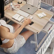 이동식 침대 테이블 접이식 노트북 좌식 간이 책상 무료배송!, 상세페이지 참조