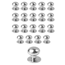 솔트레지 가죽공예부자재 10mm, 실버, 20개