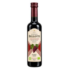 벨로티 유기농 레드 와인 비니거 배럴 숙성, 1개, 500ml