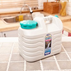 물병 엔파워 물탱크-낮은-10L 물통 약수통 생수통 물병 플라스틱통, 1개