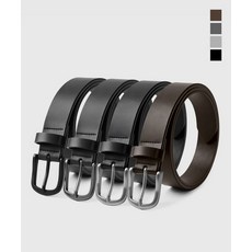 NUART STUDIO 베이직 라운드 레더 벨트_4color 160877