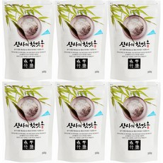 산사의참맛 세번구운 3회 죽염 소금 분말, 6개, 300g
