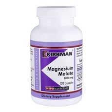 KIRKMAN 蘋果酸鎂保健膠囊 1000mg, 1個, 120 件