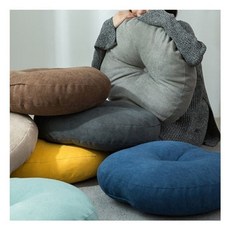 모두 베이직 파스텔 원형방석 47x12cm 대형방석