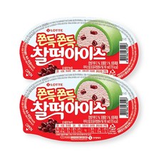롯데웰푸드 찰떡아이스 아이스크림 15개(+드라이아이스), 1세트, 90ml
