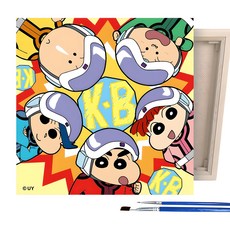 iLovePainting 如何畫蠟筆小新DIY繪畫, 1組, 蠟筆小新與春日部防衛隊