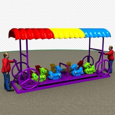 회전목마 놀이기구 키즈카페 키즈펜션 유치원 플라스틱 놀이터, 96 로얄 블루