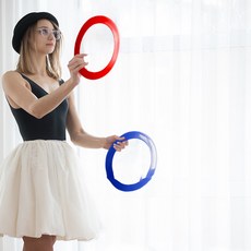 바른키즈 링 저글링 4개세트 유아체육교구 놀이체육 집중력 향상 던지기 표적맞추기, 1세트, 4컬러