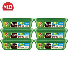 해표 순창궁 990 실속기획 양념쌈장 170g, 6개