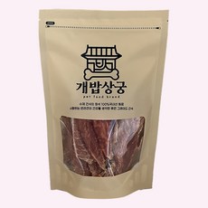 개밥상궁 강아지 반려견 수제 간식 닭가슴살 육포 200g, 1개