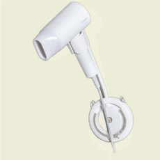 욕실용품 벽걸이 헤어드라이기 거치대 스탠드형 강템, 1개