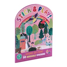 FLOSS & ROCK 英國遊戲貼紙書，兒童創意貼紙，激發想像力，安全無毒材質，輕巧便攜, 童話公主
