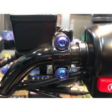 【瘋螺絲】RUN 改裝運用 ROYAL鈦合金螺絲 機車總泵固定 64正鈦螺絲 CNC鍛造內梅花 幻彩藍, 1個