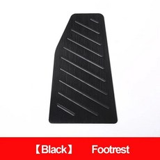해리어 자동차 풋 페달 가속 브레이크 받침대 패드 매트 커버, 1. Footrest Black, 기본