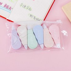 Tuzheng 學生迷你修正帶 馬卡龍款, 馬卡龍款 一袋6個24M, 1套
