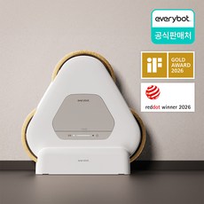 에브리봇 쓰리스핀 슬림 물걸레 로봇청소기, TS450, 화이트