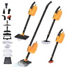 고라 스팀 걸레 13개의 휴대용 23FT 83OZ 청소기 11 올인원 있는 코드 부착물이, GHORA 스팀 대걸레 올인원 휴대용 클리너 13개의