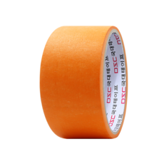 마스킹테이프 종이테이프 컬러 48mm x 10M, 오렌지, 1개
