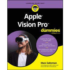 (영문도서) Apple Vision Pro for Dummies Paperback, English, 9781394279906