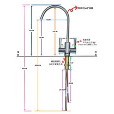 GE 微電腦 10公升 廚下型開水機 - 台灣製造・原廠一年保固, 220V(雙溫防燙鵝頸)