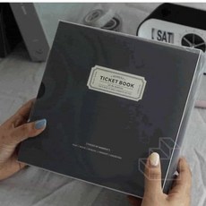티켓북 포켓 앨범 추억보관 티켓정리함, 01 인디 핑크