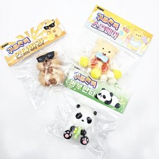 토이즈데이 귀욤쫀득 동물 말랑이 스퀴시 여아 어린이 단체 장난감 선물, 12개, 62g, 균일혼합