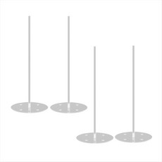 4pcs 투명 아크릴 도넛 디스플레이 디스플레이 스탠드 디저트 테이블 베이글 스탠드 홀더 파티 크리스마스 생일, 투명한