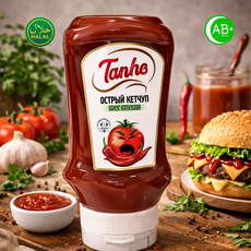Tanho Halal Spicy Ketchup 탄호 할랄 매운 케첩, 10개, 330g