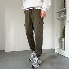 男款簡約鬆緊帶褲